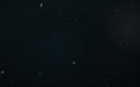 Cassiopeia Veil Deep Field — dark black, pink and red galaxy background