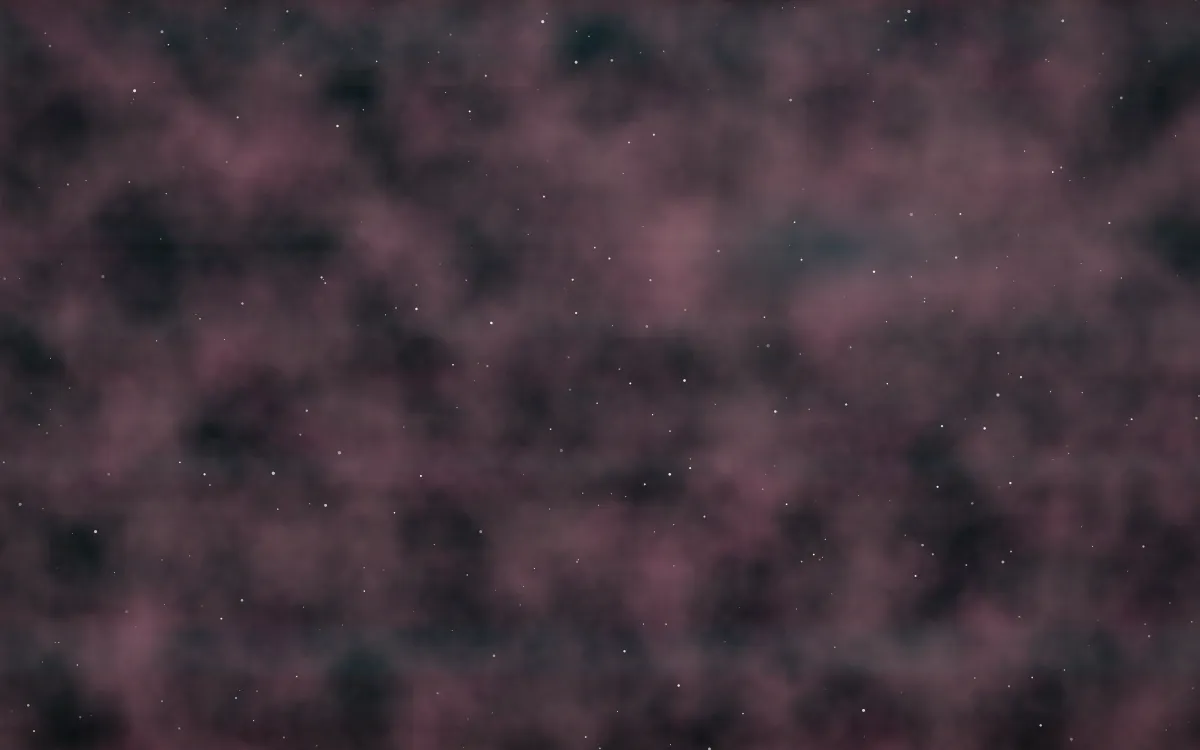 Cassiopeia Veil Nebula — dark black, pink and red galaxy background