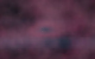 Cerise Arctic Nebula — dark black and pink galaxy background