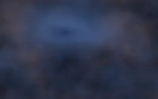 Copper On Cobalt Nebula II — dark black, brown and blue galaxy background, variation II
