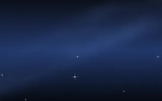 Copper On Cobalt Star Veil — dark black and blue galaxy background