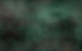 Crimson Emerald Field Nebula — dark black, red and green galaxy background