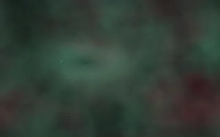Crimson Emerald Field Nebula II — dark black, red and green galaxy background, variation II