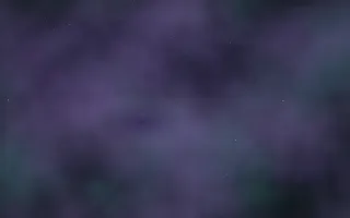 Emerald Violet Shroud Nebula — dark black, green and purple galaxy background