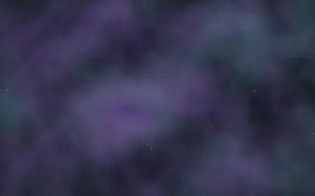 Emerald Violet Shroud Nebula — dark black, green and purple galaxy background
