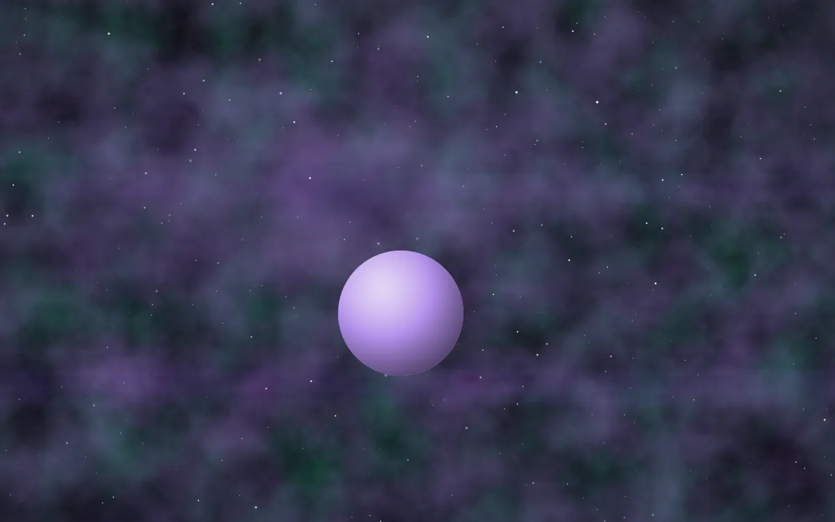 Emerald Violet Shroud Planetfall — dark black, green and purple galaxy background