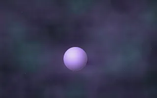 Emerald Violet Shroud Planetfall III — dark black, green and purple galaxy background, variation III