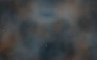 Frostfire Remnant Nebula — dark black, brown and blue galaxy background