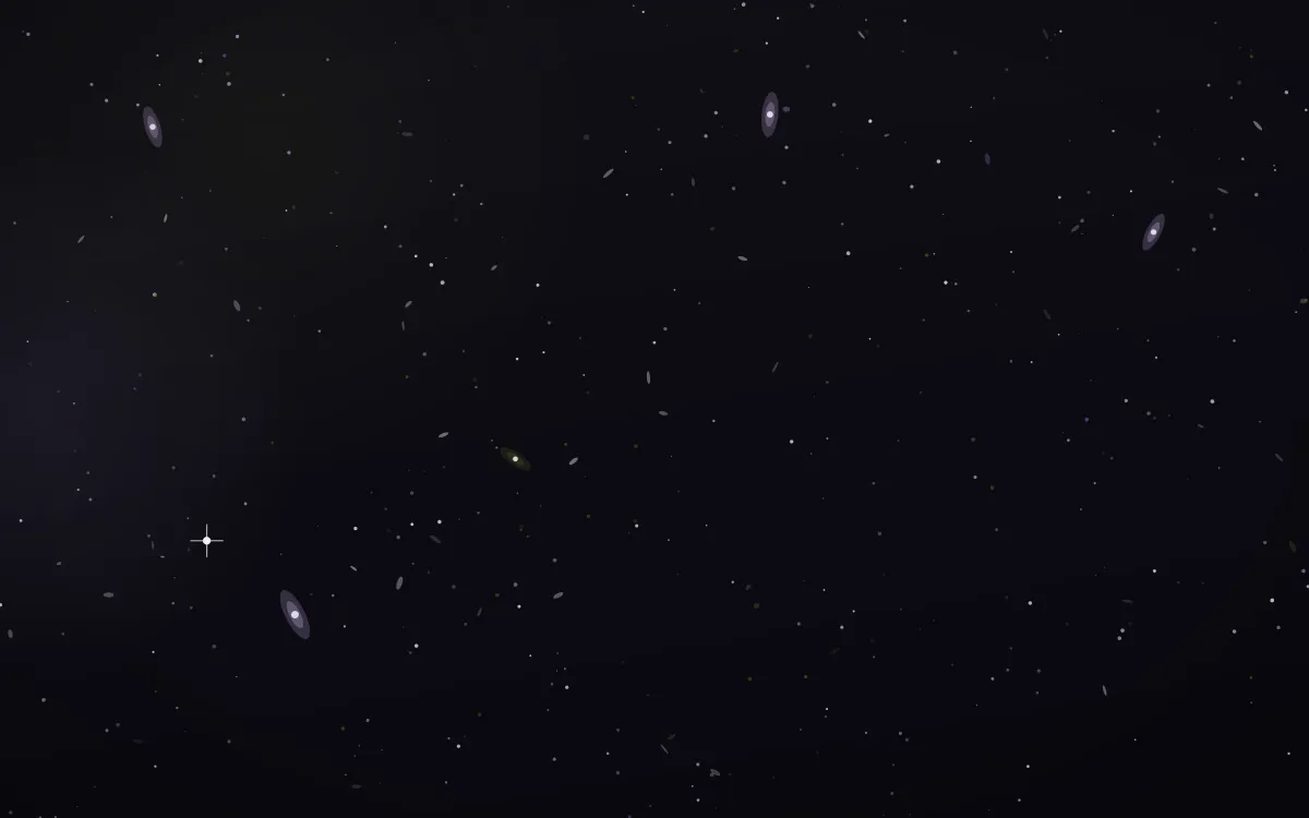Heather And Sulfur Deep Field — dark black and purple galaxy background