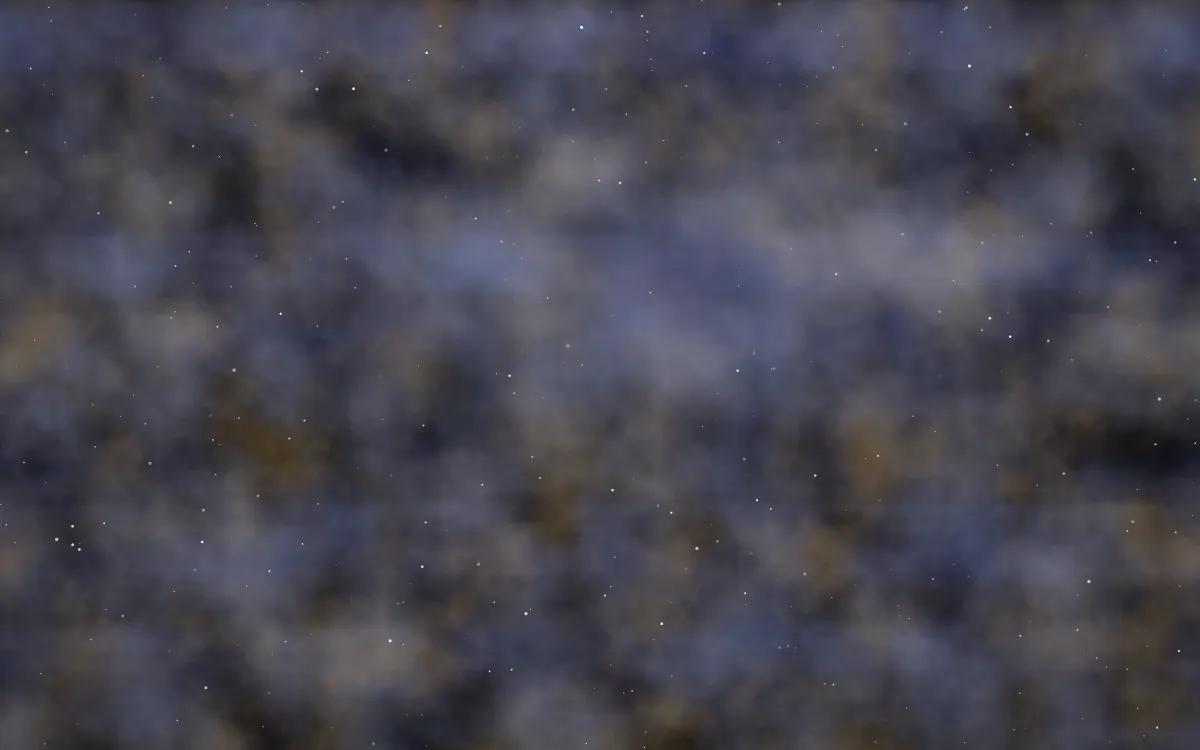 Honey Periwinkle Nebula — dark black, brown and blue galaxy background