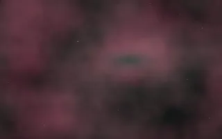 Jade And Garnet Nebula III — dark black, pink and red galaxy background, variation III