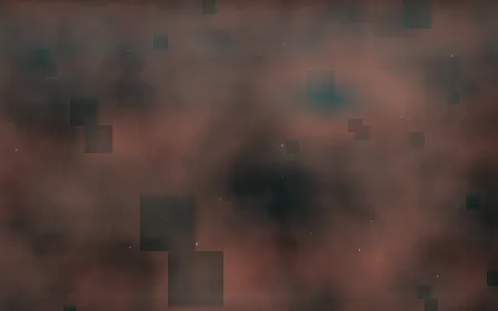 Lagoon Ember II Nebula — dark black, red and orange galaxy background