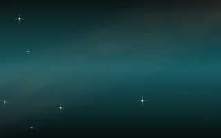 Lagoon Ember II Star Veil — dark black, teal and orange galaxy background