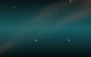 Lagoon Ember II Star Veil II — dark black, teal and orange galaxy background, variation II