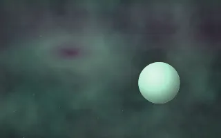 Mint Mulberry Planetfall II — dark black and green galaxy background, variation II