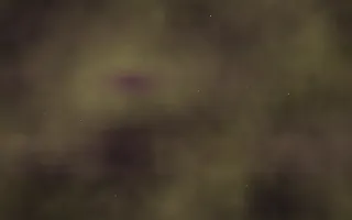 Olive And Plum Nebula — dark black, yellow and gold galaxy background