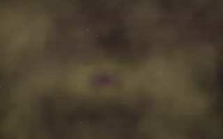 Olive And Plum Nebula II — dark black, yellow and gold galaxy background, variation II