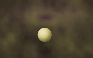 Olive And Plum Planetfall II — dark black, yellow and gold galaxy background, variation II