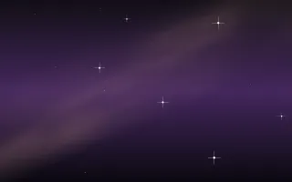 Peach Nightshade Star Veil — dark black, purple and orange galaxy background