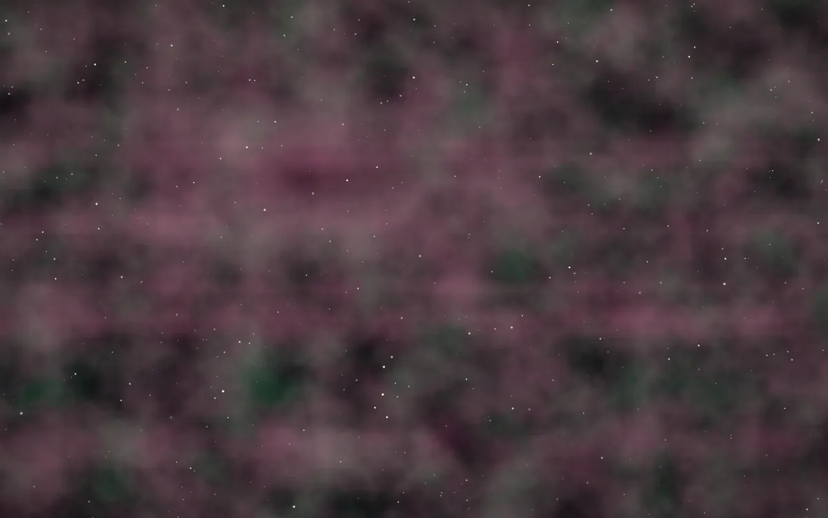 Rosette Spring Nebula — dark black, green and pink galaxy background