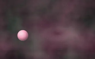 Rosette Spring Planetfall — dark black, green and pink galaxy background