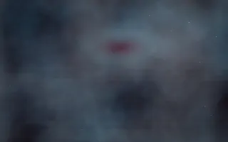 Ruby Glacier Nebula — dark black and blue galaxy background