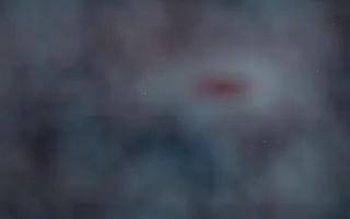 Ruby Glacier Nebula III — dark black and blue galaxy background, variation III