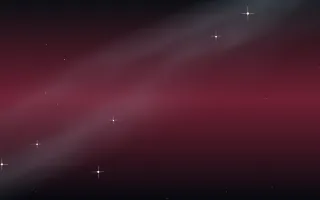 Ruby Glacier Star Veil — dark black, red and blue galaxy background