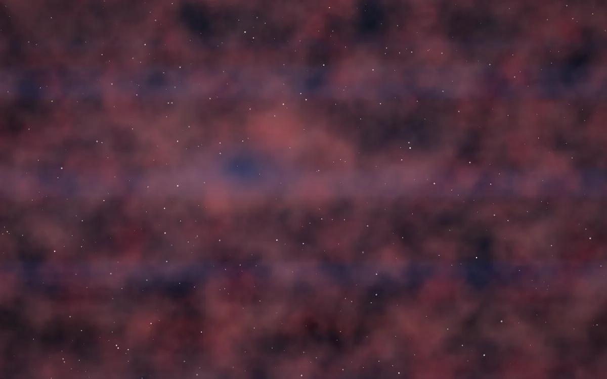 Scarlet Azure Nebula — dark black and red galaxy background