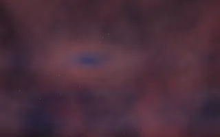 Scarlet Azure Nebula — dark black and red galaxy background