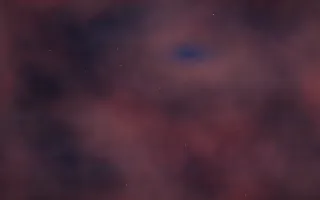 Scarlet Azure Nebula III — dark black and red galaxy background, variation III