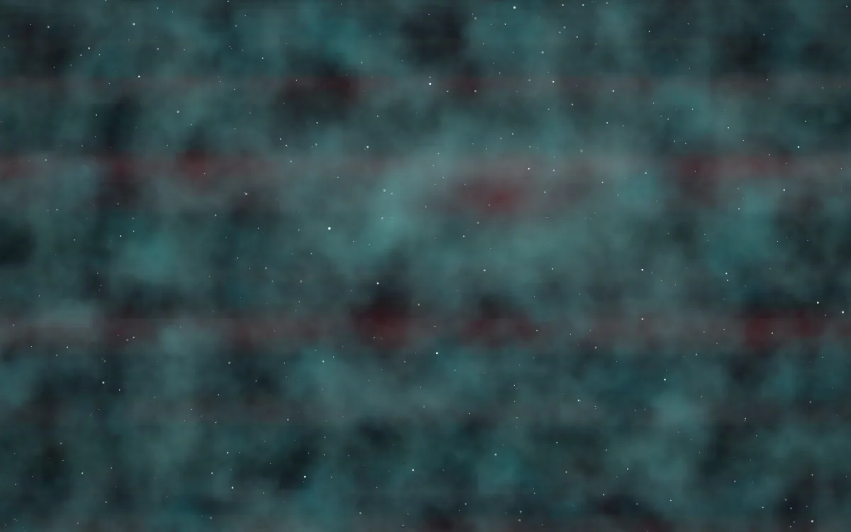Supernova Embers Nebula — dark black and teal galaxy background