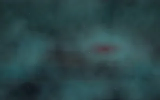 Supernova Embers Nebula III — dark black and teal galaxy background, variation III