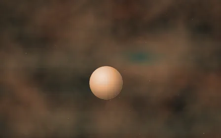 Verdigris And Rust Planetfall — dark black, brown and orange galaxy background