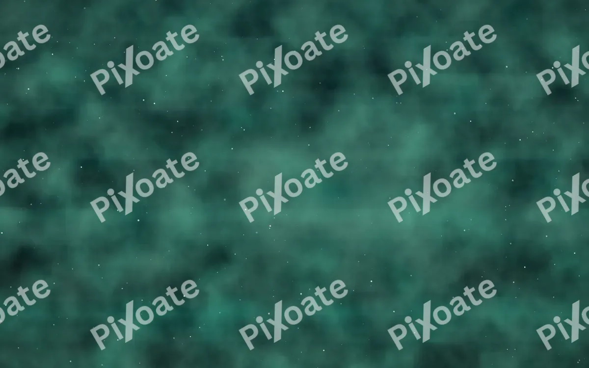 Mint Nebula — dark black, teal and green galaxy background