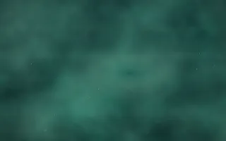 Mint Nebula — dark black, teal and green galaxy background