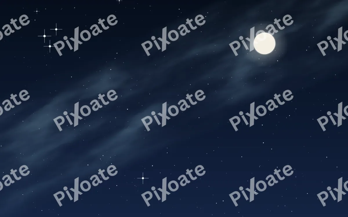 Polar Night — dark black and blue galaxy background