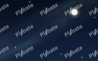 Polar Night — dark black and blue galaxy background