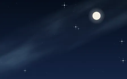 Polar Night — dark black and blue galaxy background