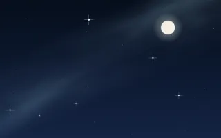 Polar Night II — dark black and blue galaxy background, variation II