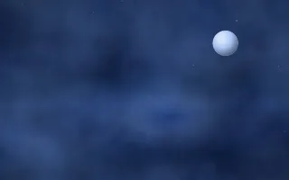 Sapphire Drift — dark black and blue galaxy background