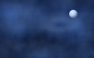 Sapphire Drift III — dark black and blue galaxy background, variation III