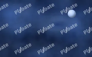 Sapphire Drift III — dark black and blue galaxy background, variation III