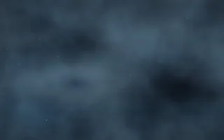 Storm Nebula II — dark black and blue galaxy background, variation II