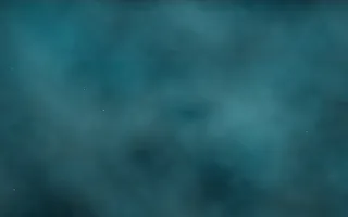 Teal Horizon — dark black and teal galaxy background