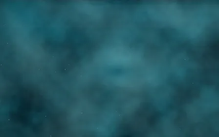 Teal Horizon — dark black and teal galaxy background