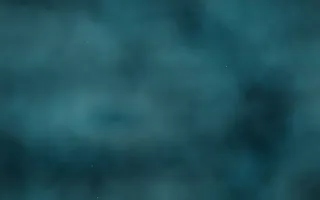 Teal Horizon II — dark black and teal galaxy background, variation II