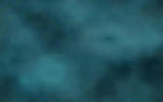 Teal Horizon III — dark black and teal galaxy background, variation III