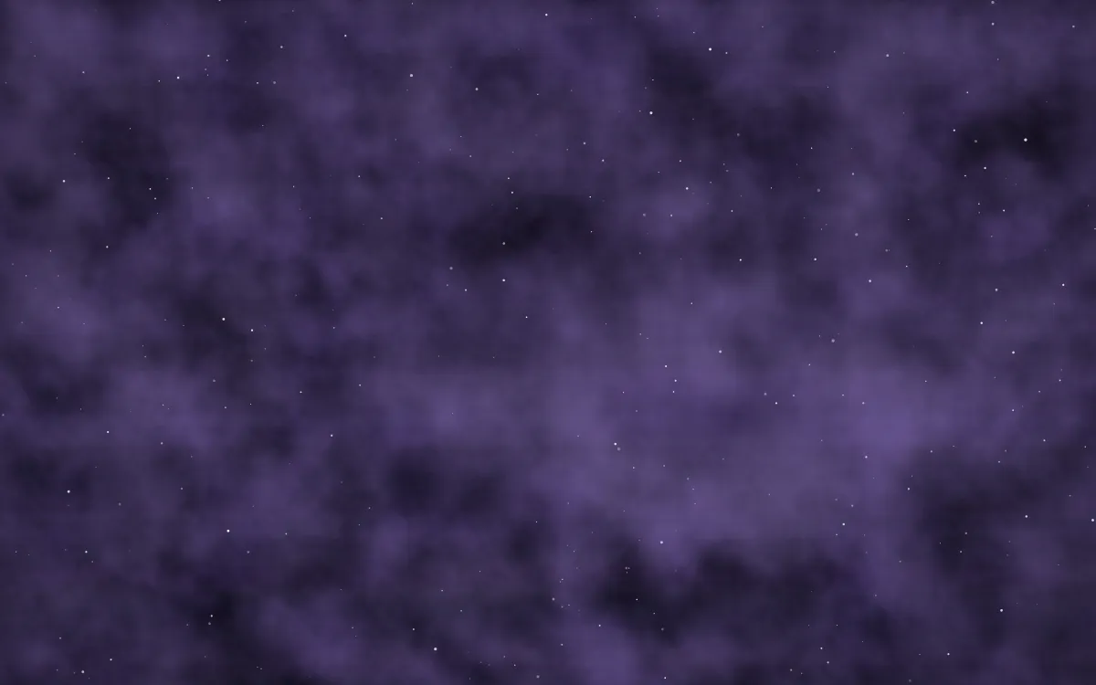 Amethyst Veins Nebula — dark black and purple galaxy background