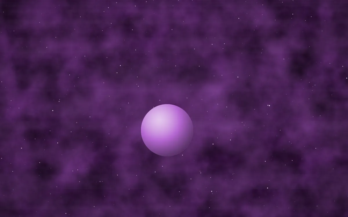 Byzantium Arc Planetfall — dark black and purple galaxy background
